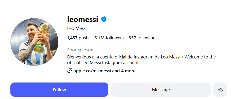 Lionel Messi (@leomessi)